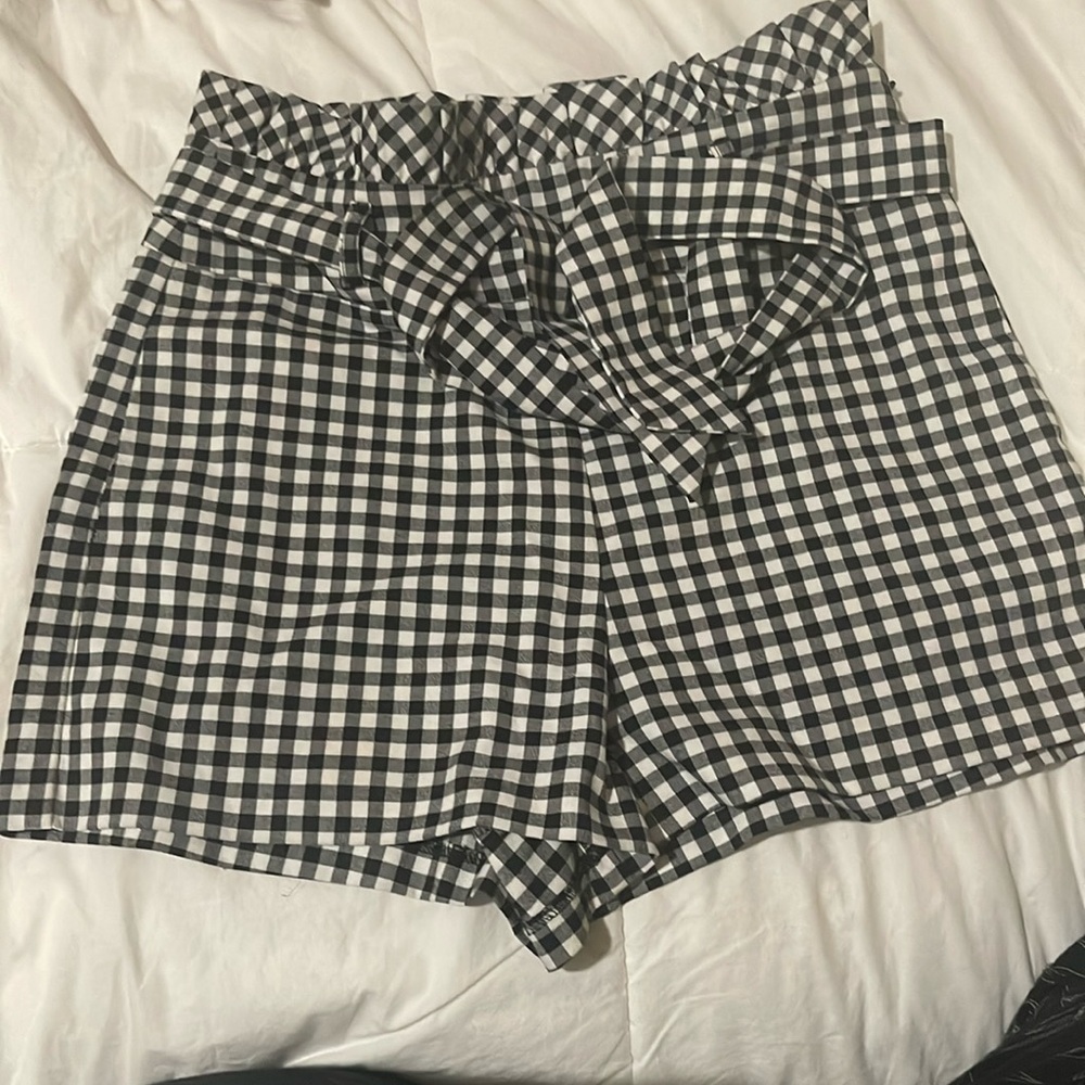 Gingham shorts